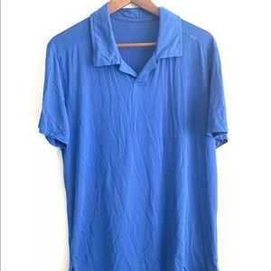 Men’s XL polo with stripe detail